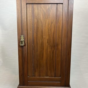 Vintage Antique Mahogany Bedside Pot Cupboard Cabinet Storage Pedestal 74cm High