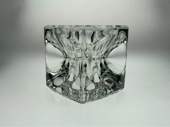 1962 Ice Cube Candleholder by Rudolf Jurniki for Sklo Union, Czech