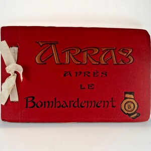Original WW1 24 Postales Arras Et Son Bombardeo Primera Guerra Mundial