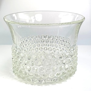 Vintage Nuutajärvi Hobnail Glass Vase by Saara Hopea-Untracht