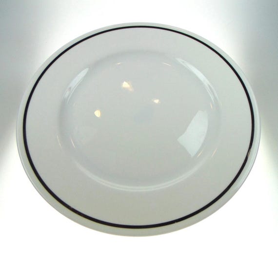 Vintage Wedgwood Plates from Sterling Range in White & Silver Porcelain