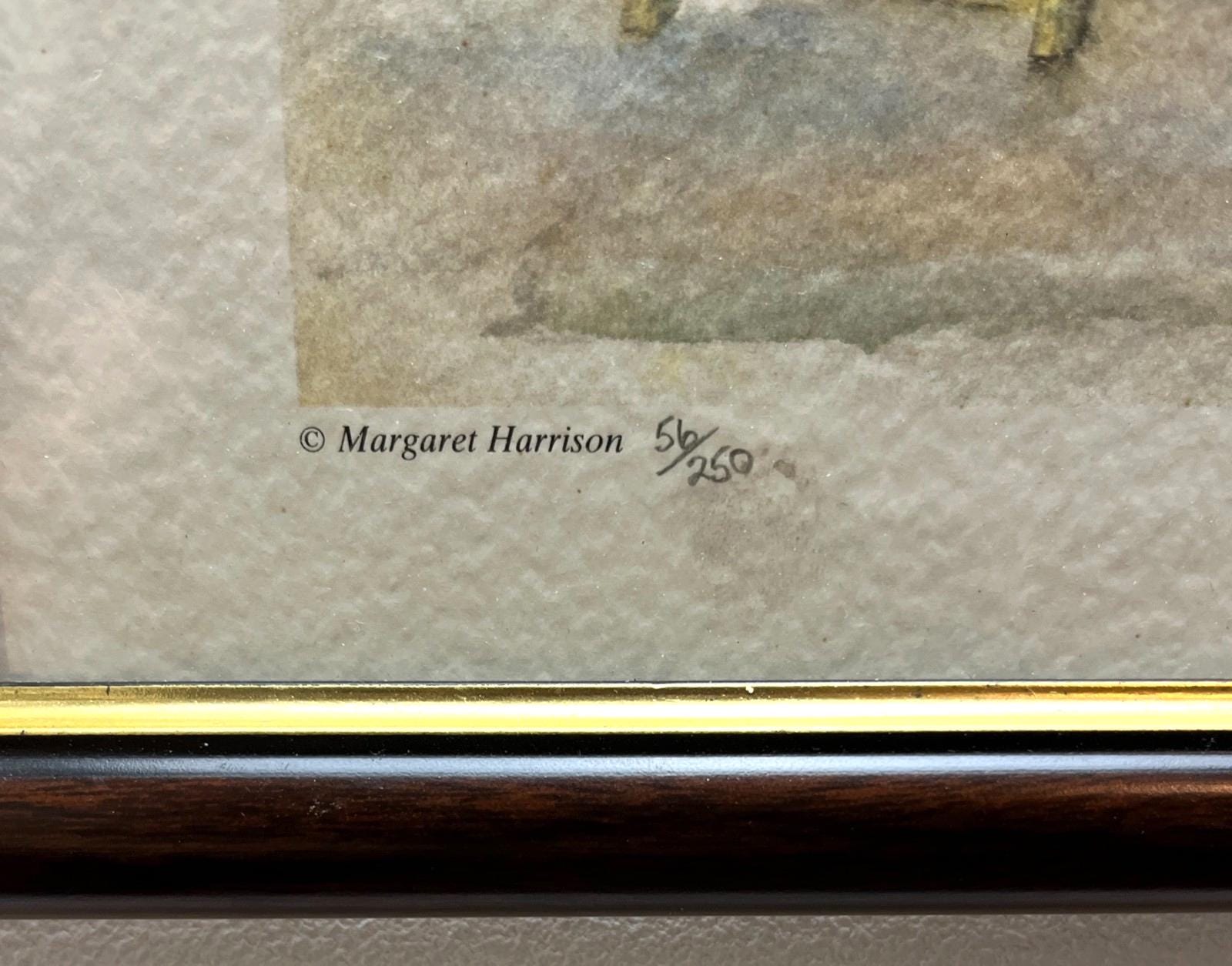 Margaret Harrison Summer Days Art Print 56 of 250 Signed Framed Garden Flowers image 4