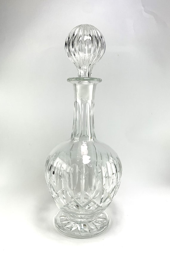 Vintage Crystal Decanter for Wine, Whisky, Cognac, Water etc. Quality Crystal Decanter with Stopper