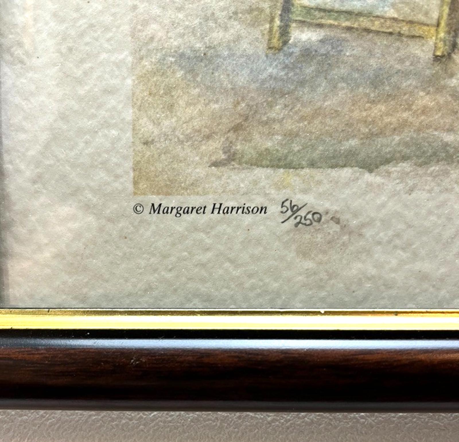 Margaret Harrison Summer Days Art Print 56 of 250 Signed Framed Garden Flowers image 5