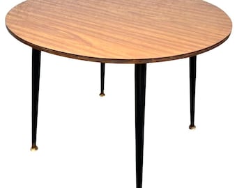 Table basse vintage avec pieds en épingle à cheveux, style atomique, intérieur Spoutnik, 61 cm