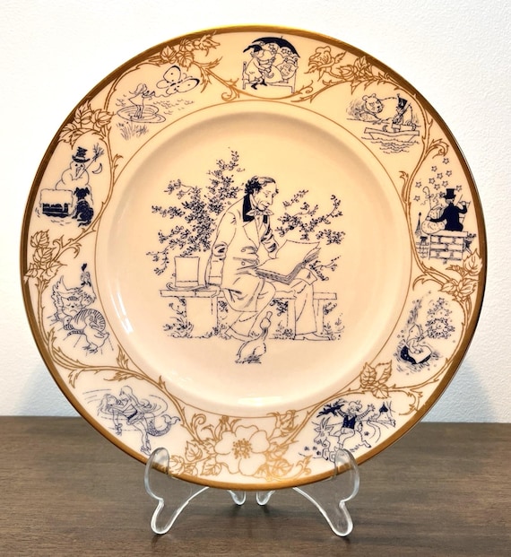 Bing & Grøndahl Hans Christian Andersen Commemorative Plate 1805-1875 Made 1975