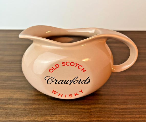 Vintage Crawford’s Old Scotch Whisky Advertisement Jug By Wade VGC Whisky Gift