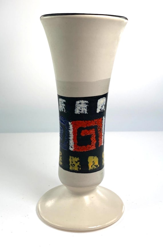 Rare Mid Century Dümler Breiden Vase 171/13 West Germany 1960 Mid Century Trumpet Vase 13cm