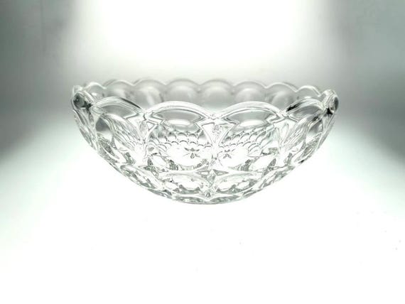 Decorative Glass Bowl in Decorative, Vintage Pattern