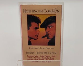Kaseta muzyczna Nothing In Common Oryginalna ścieżka dźwiękowa z filmu Kaseta magnetofonowa Vintage z 1986 r. w doskonałym stanie!