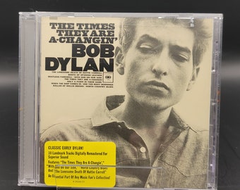 Music CD Bob Dylan - Times They Are A-Changin' REMASTERED. Great Condition!