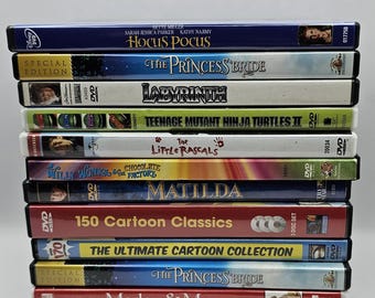 Movie DVDs Various Titles and Genres to Choose From. Classics!