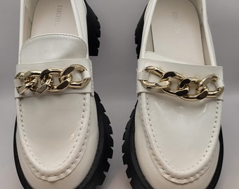 Shoes Forever 21 White Lug Shoes Women Sz. 9