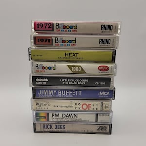 Music Cassette Tapes Pop/Rock *Vintage*