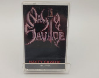 Musikkassette Nasty Savage (selbstbetitelt) Vintage Cassette Tape 1985. Super Zustand!