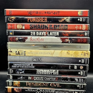Movie DVDs Various Titles and Horror Classics!
