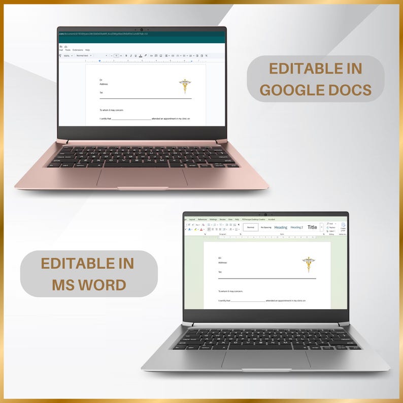 Doctor's Excuse Note Template: Medical Absence Form (printable PDF ...