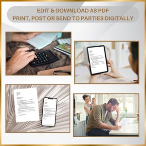 Instant Access Editable Debt Dispute Letter for Printing