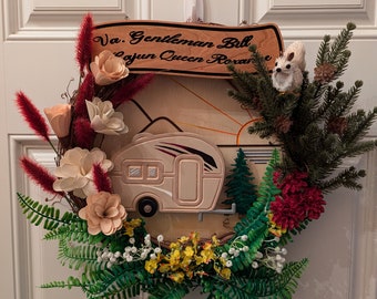 Customized Camper wreath