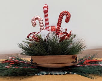 Christmas Candy Cane centerpiece