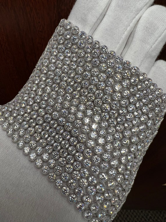 BRACCIALE TENNIS DONNA N ACCIAIO CRISTALLI E ZIRCONE ROSA - Foto 3