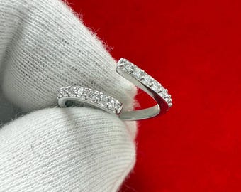 0.30 Ct Round Cut Diamond Ring in 14K Gold, Minimalist Promise Ring, Classic Bridal Jewelry, Available in White & Yellow Gold