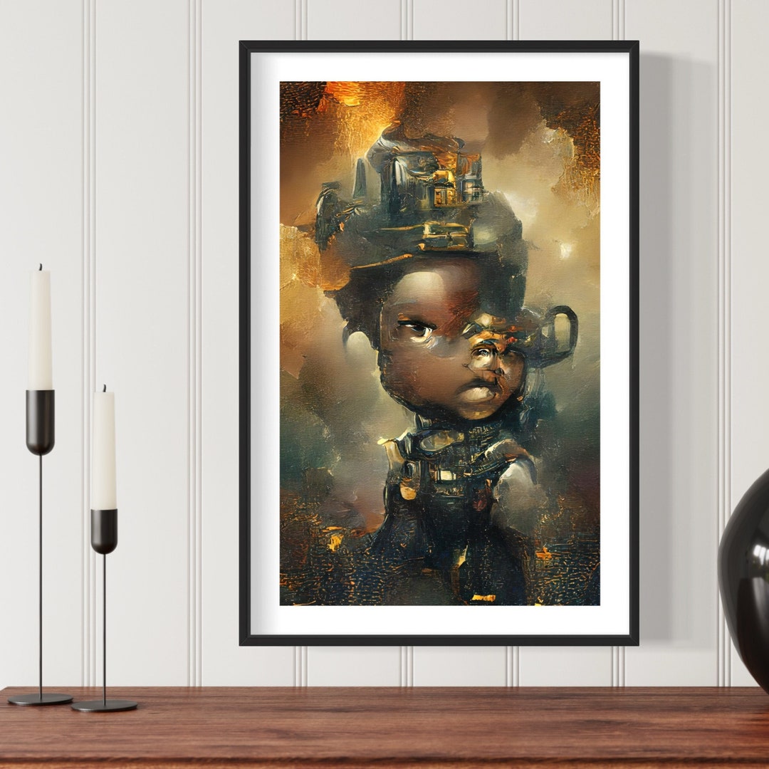 Printable Black Art Afrofuturism Art African american Art Etsy Printable Black Art Afrofuturism Art African american Art Etsy