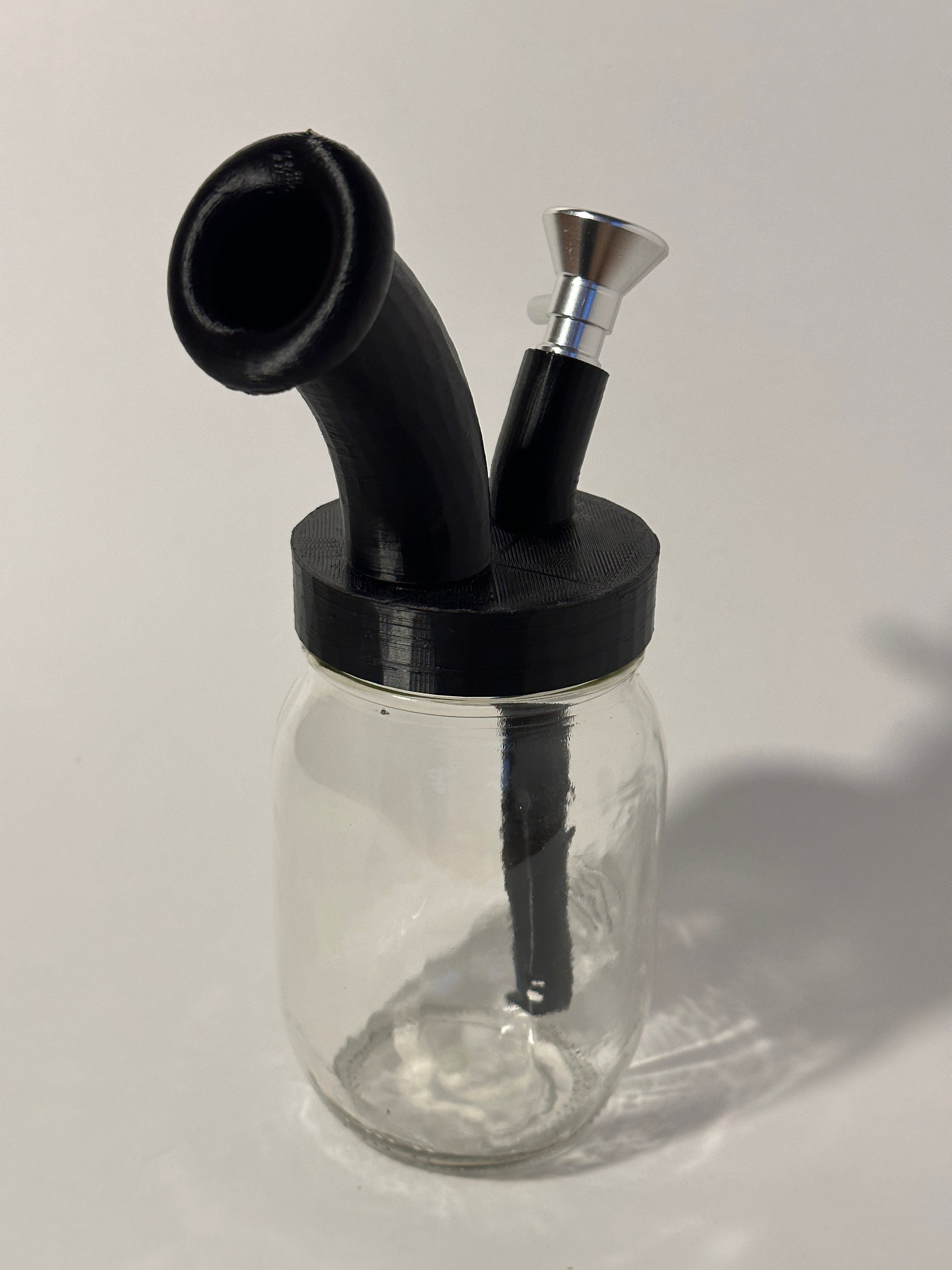3D Printed Mason Jar Bubbler Conversion pipe3d Printed Etsy