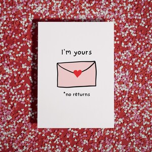 I'm Yours Tarjeta de felicitación del Día de San Valentín Regalo