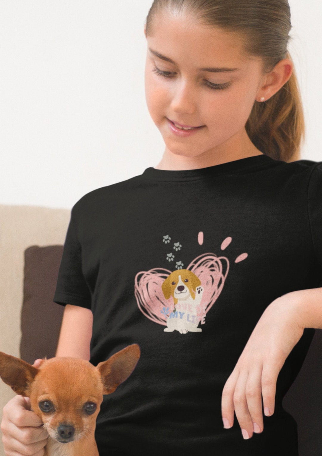 Love of My Life Funny Dog Tshirt, Funny Dog Shirt, Funny Dog Tee Etsy