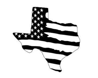 Texas American Flag SVG