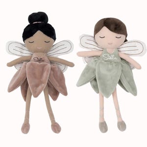 Fairy, doll, christening gift for girls, birth gift, birth of a girl, fairy doll, baby, 1st birthday for girls, personalized soft toy