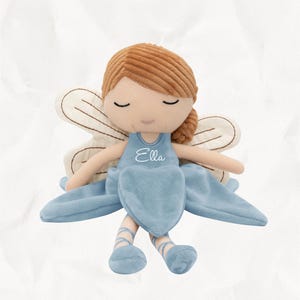 Fairy, doll, christening gift for girls, birth gift, birth of a girl, fairy doll, baby, 1st birthday for girls, personalized soft toy