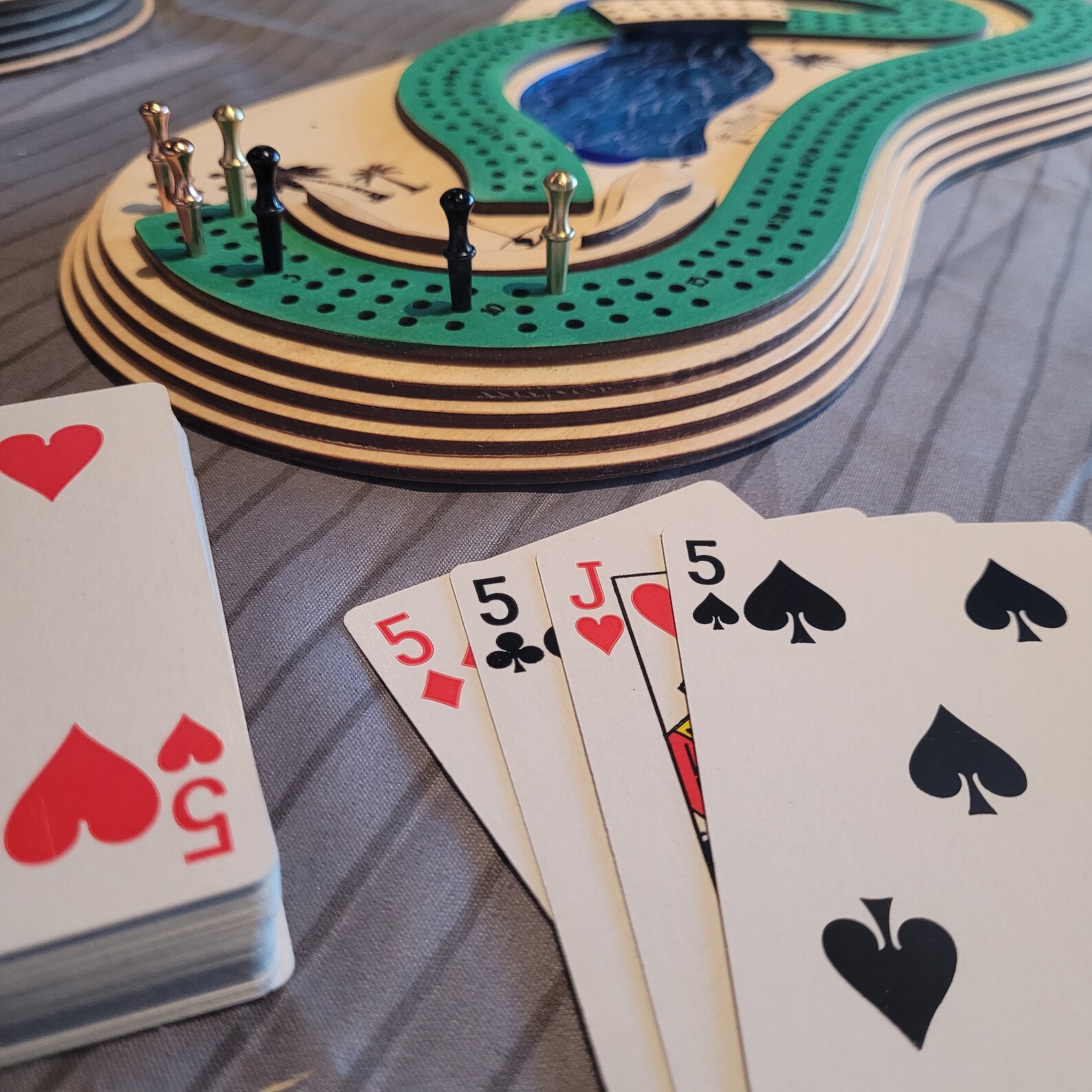 Cribbage Board golf Theme Etsy