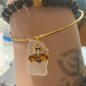 Bracelet en acier inoxydable plaqué or 18 carats