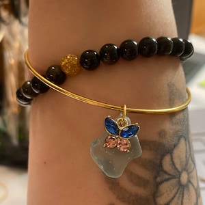 Bracelet en acier inoxydable plaqué or 18 carats