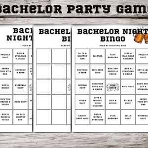 Junggesellenabend-Bingo, Junggesellenparty-Spiel, Junggesellenabschied, Bingo, Junggesellen-Bingo