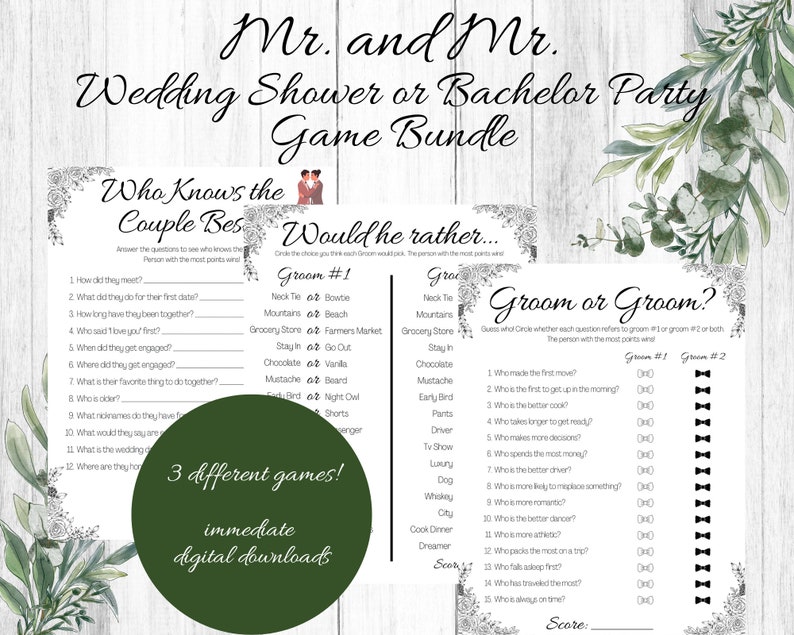 Gay Wedding Shower Games, Flower Design, Gay Bachelor Party Games, Who ...