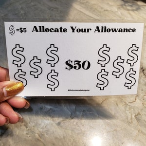 Allocate Your Allowance Savings Challenge