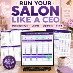 Planilha de contabilidade para salão de beleza, controle de receitas e despesas para salão de cabeleireiro, contas para salão de beleza, modelo de planilha Excel para salão de manicure, planilhas Excel