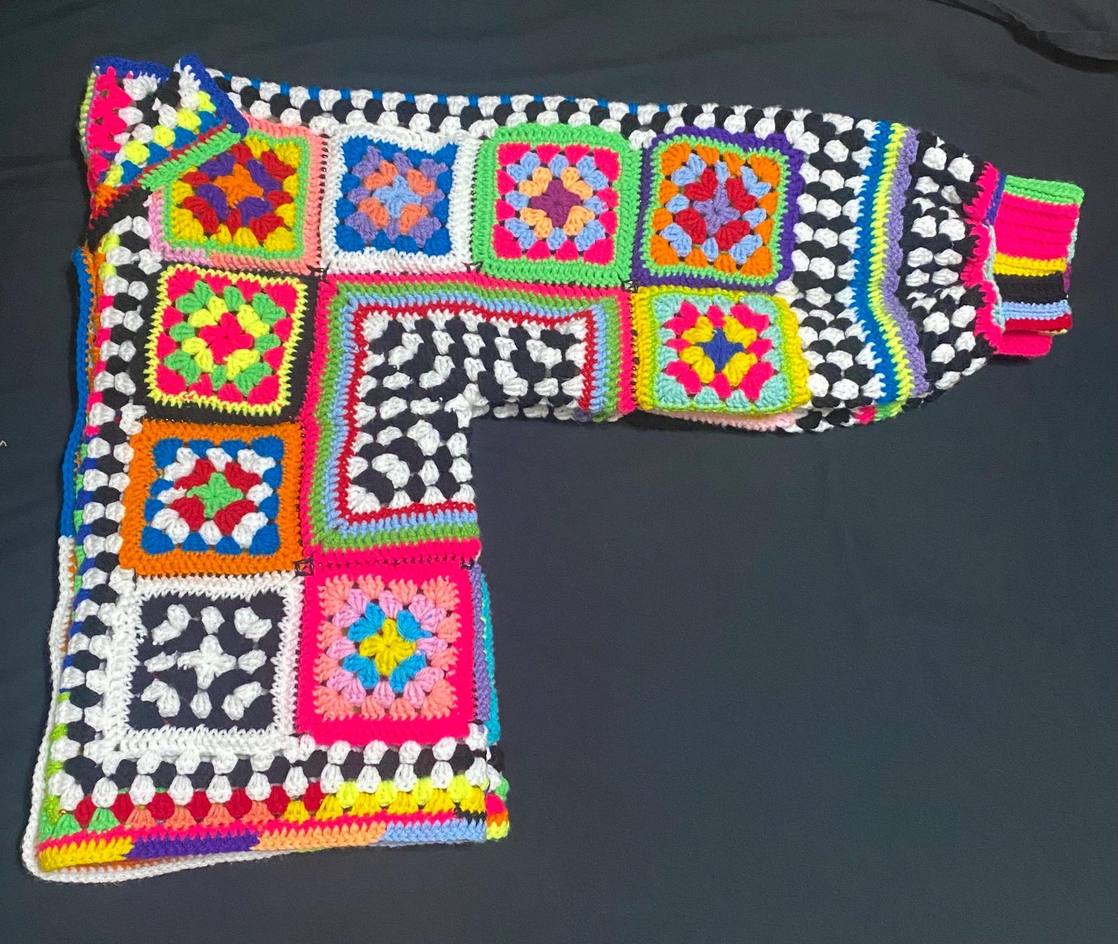 Rainy Chief Rainbow Earth Clay Cardigan