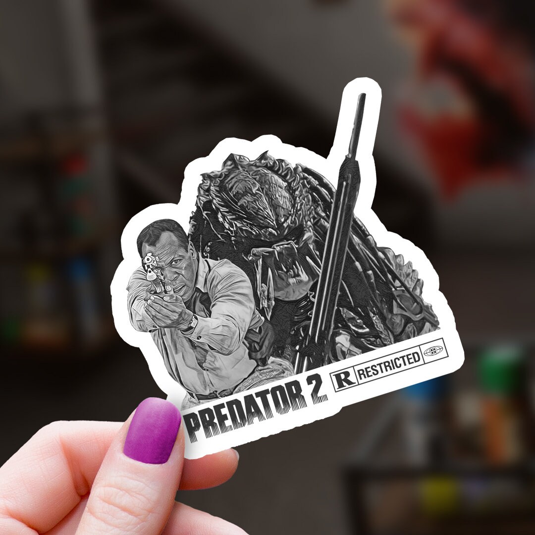 Danny Glover Predator Sticker Predator 2 Sticker Predator Decal Ships ...
