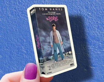 Tom Hanks The Burbs VHS Sticker | The Burbs Sticker Ships Free with Tracking