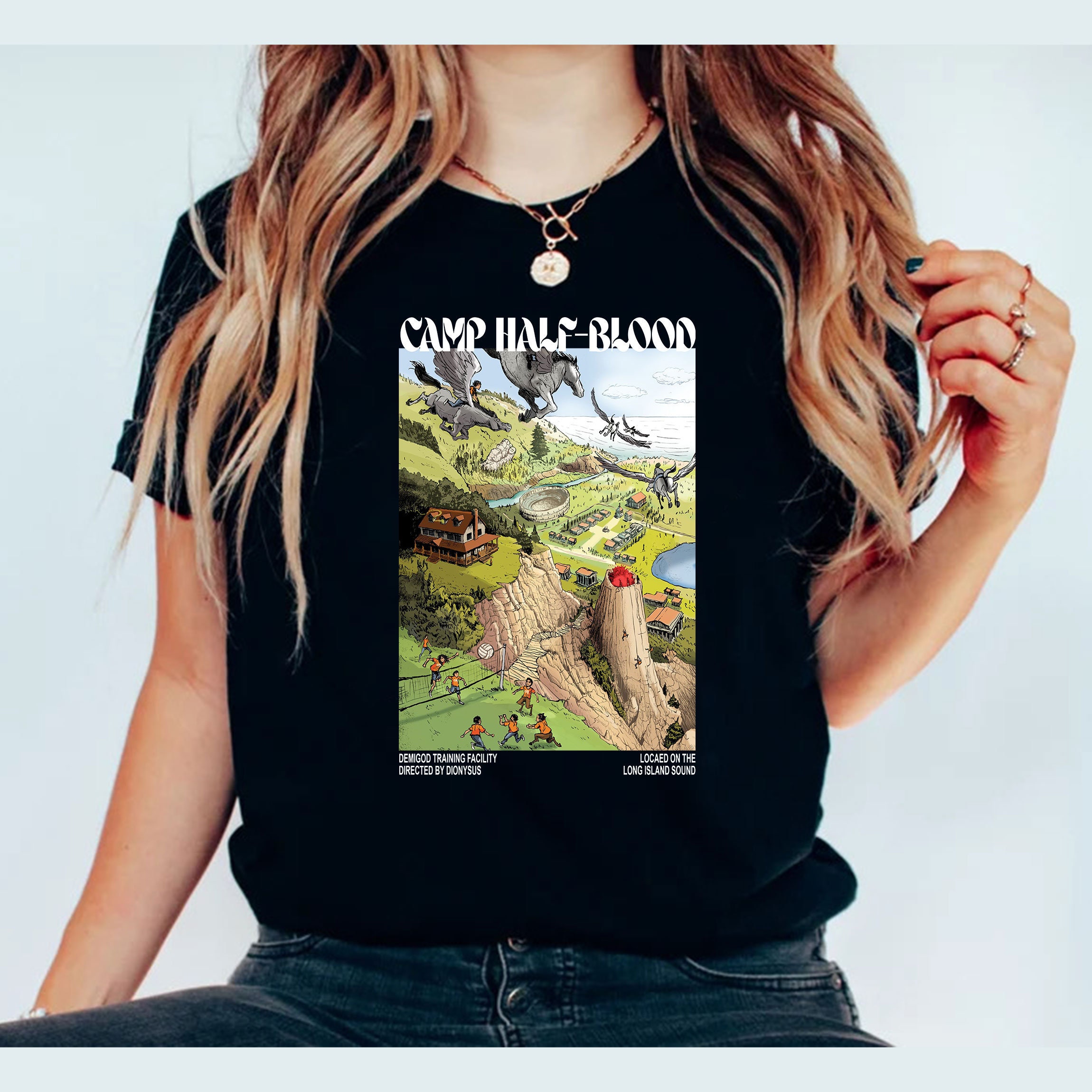 Camp Halfblood Tshirt Camp Half-blood Tshirt Trendy T-shirt - Etsy