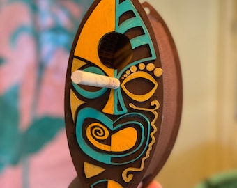 Tiki Mask Birdhouse