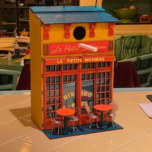 French Restaurant Birdhouse Plans