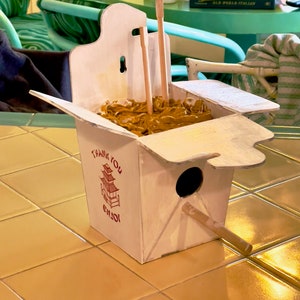 Chinese Food Takeout Birdhouse Plans