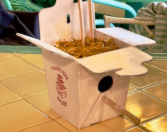 Chinese Takeout Birdhouse
