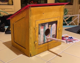 Free Book Exchange Birdhouse