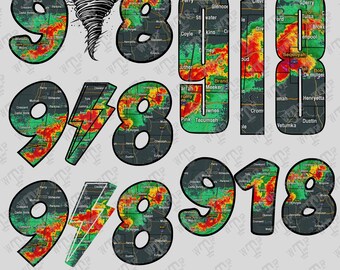 918 Tornado Radar PNG bundle